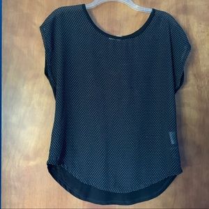 Black and white polka dot shirt